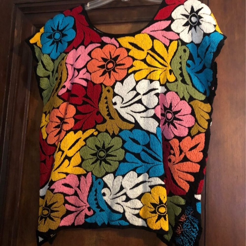 Mexican embroidered top
